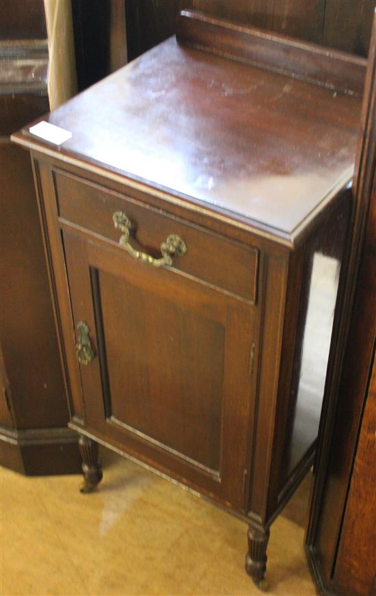 Mahogany bedside cupboard